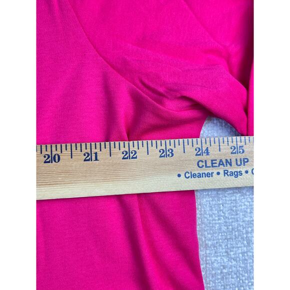 Quacker Factory Women’s 1X Pink Built-in Tank & Open Front Cardigan Set NWOT - Picture 5 of 8